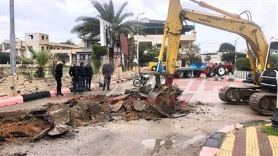 عطية: يتابع أعمال رصف الشوارع بمصيف بلطيم في كفر الشيخ