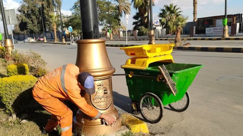 تجميل شوارع بني سويف