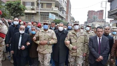 محافظ الشرقية يشارك في تشييع جثمان شهيد الواجب الوطني بالقنايات