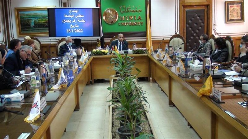 مجلس جامعة المنيا