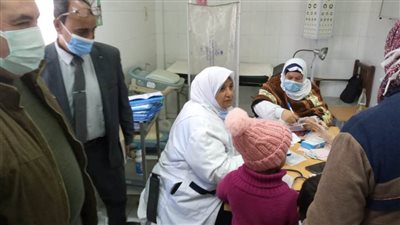 استمرار أعمال القوافل السكانية الشاملة بقرى حياة كريمة بالبحيرة 