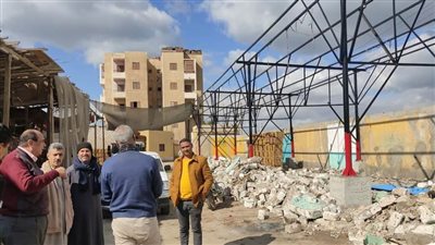 رفع كفاءة سوق الجملة ووحدة الحماية المدنية وأعمال التكاسي بإهناسيا 