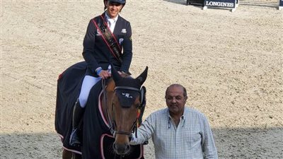 محمد طاهر زيادة يقترب من التأهل لنهائيات كأس العالم للفروسية