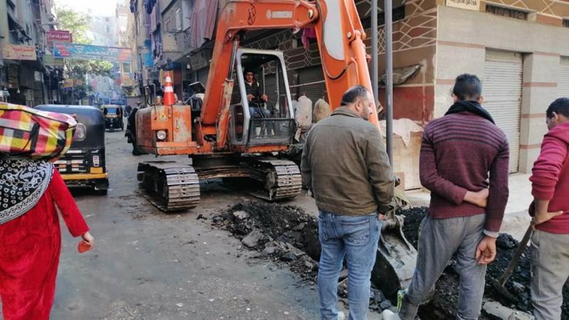 الأعمال بشوارع شبرا