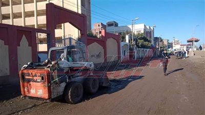 حملات نظافة بمحيط المدارس قبل امتحانات الشهادة الإعدادية بكفر الشيخ