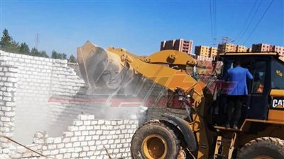 إزالة 197 حالة تعد على أملاك الدولة والأراضي الزراعية بكفر الشيخ