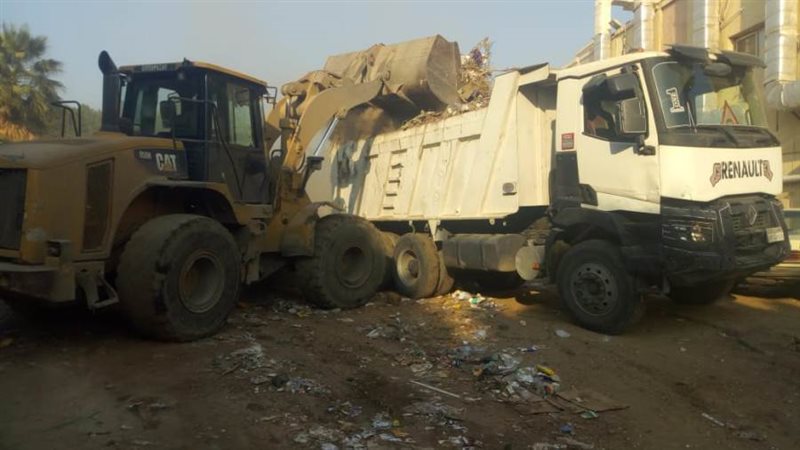 أعمال إزالة المخلفات