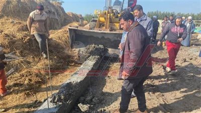 إزالة التعديات على الأرض الزراعية وأملاك الدولة بكفر الشيخ