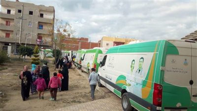 الكشف على ١٥٠٠ مواطن فى قافلة طبية مجانية بقرية الزعفراني بالبحيرة