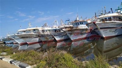 توقف حركة الملاحة في المتوسط لارتفاع الأمواج بكفر الشيخ