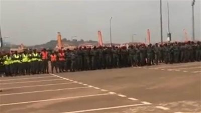 تعزيزات أمنية مشددة قبل مواجهة مصر والكاميرون.. (فيديو)