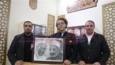 أعمال فنية بجناح الأزهر بمعرض الكتاب احتفالا باليوم العالمي للأخوة الإنسانية