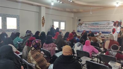 حياة كريمة.. تنفيذ قوافل سكانية شاملة بقرى البحيرة