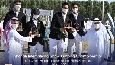 منتخب مصر للشباب يفوز ببرونزية بطولة الأمم للفروسية بدولة الإمارات