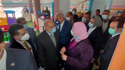 وزيرة التضامن تفتتح 50 قاعة حضانة للطفولة المبكرة لمصر الخير