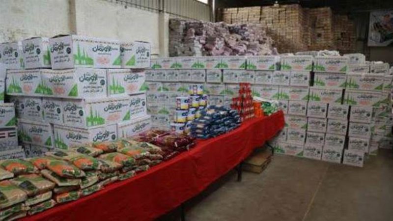 5 آلاف كرتونة غذائية