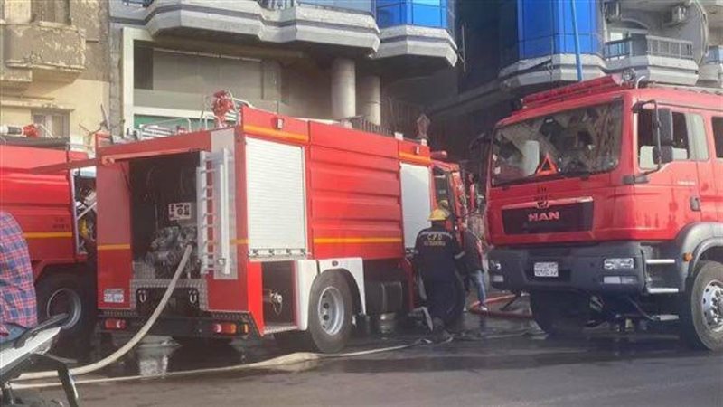 إطفاء حريق بمغاغة