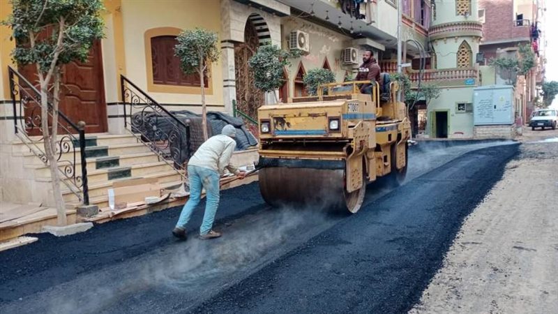 رصف شوارع بملوى