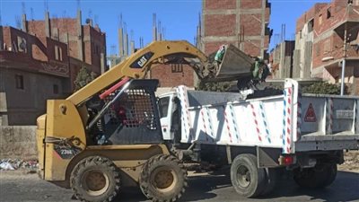 رفع 325 طن مخلفات بـ