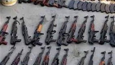  أجهزة الأمن تضبط 45 قطعة سلاح ناري و121قضية مخدرات خلال يوم واحد