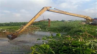 تطهير ونزع حشائش 14 ترعة ومصرفًا في حملة مكبرة بالبحيرة