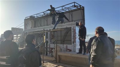 إيقاف أعمال إنشائية حاجبة لرؤية البحر بأحد الأندية علي طريق الكورنيش