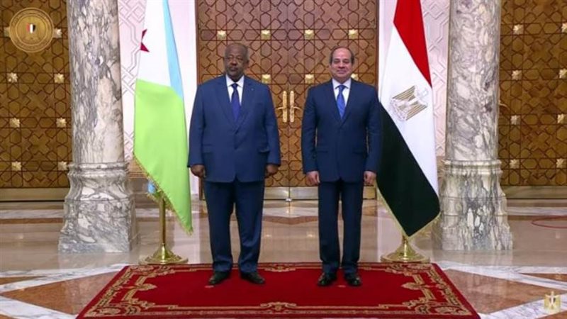 السيسي و نظيره الجيبوتي