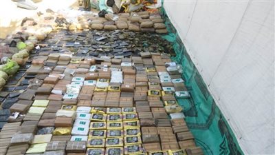 مكافحة المخدرات تضبط 22 عنصرا إجراميا بحوزتهم مخدرات قيمتها 38 مليون جنيه 