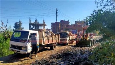 رفع 25 طن قمامة بمدينة دسوق في كفر الشيخ