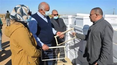 محافظ الوادي الجديد يتابع التجهيزات لإقامة منحل بالمنطقة الصناعية