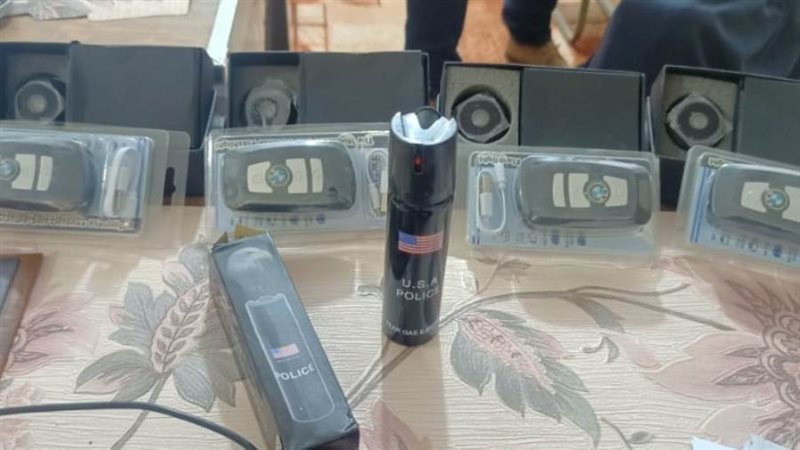 جانب من المضبوطات