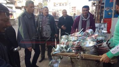 حملات مكبرة لرفع الإشغالات من شوارع كفر الشيخ