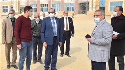 تجهيز الجامعة الأهلية وزيادة المساحات الخضراء بجامعة بني سويف