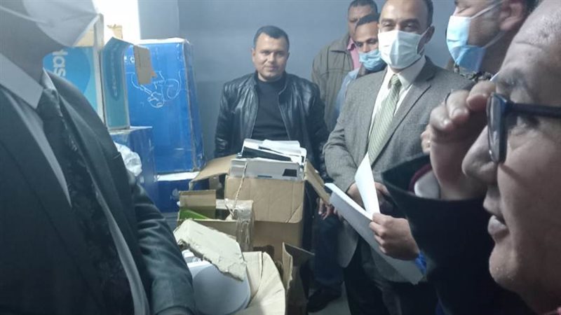 ضبط مخزن أدوية بدون