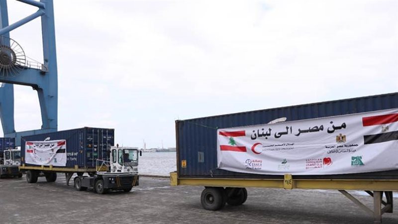 سفينة مساعدات مصرية