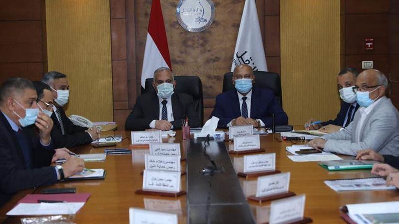 وزيرا النقل والري