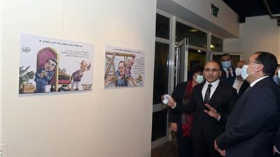 مدبولي: نقدر فن الكاريكاتير الذي يجسد قضايا الواقع ويرصد نبض الشارع