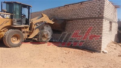 إزالة 152 حالة  تعدٍّ على أملاك الدولة بكفر الشيخ