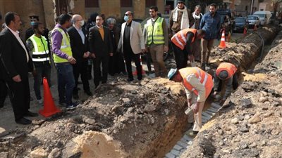 تنفيذ 8 مشروعات صرف صحى ضمن 