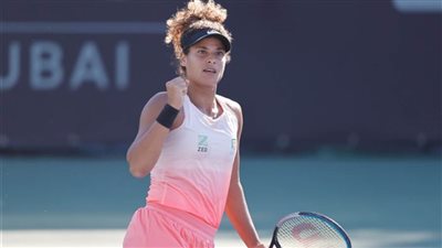 ميار شريف تواجه إيلينا سيفوتلينا ببطولة دبي للتنس بعد انسحاب كونتافيت