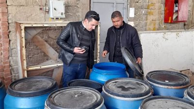 ضبط ٤٤ طن ملح غير صالحة للاستهلاك الآدمي و٢ طن مخصبات زراعية بالبحيرة