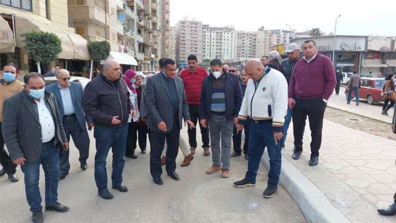 محافظ البحيرة يتفقد