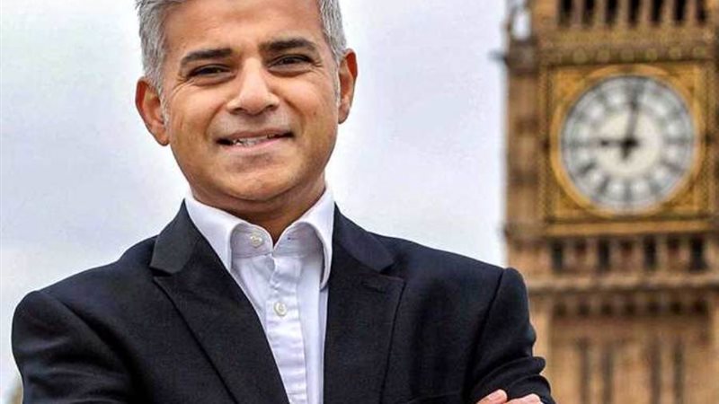 عمدة لندن صادق خان