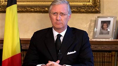 ملك بلجيكا يستقبل الرئيس السيسي بالقصر الملكي البلجيكي