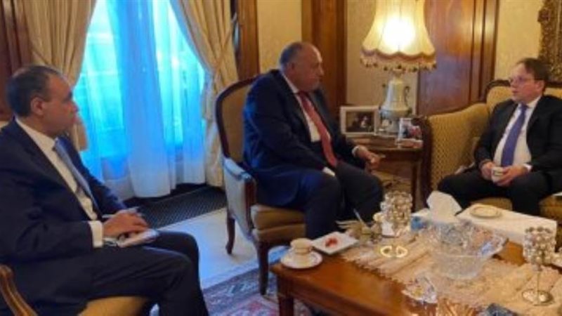 شكري يبحث مع مفوض