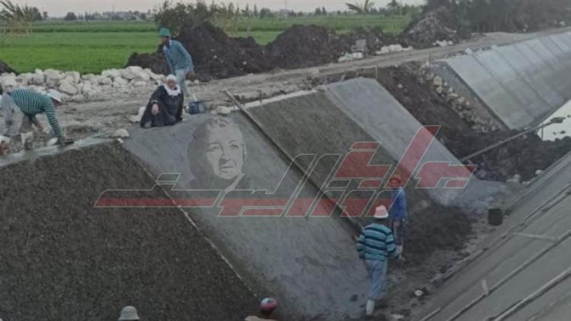 تبطين الترع