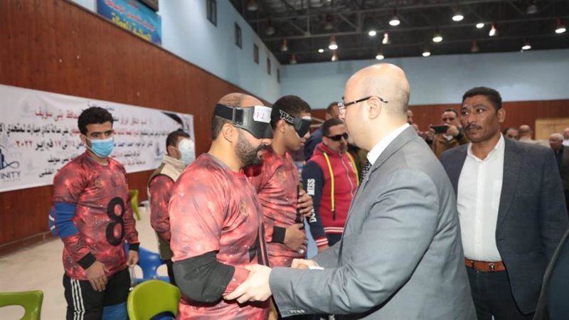 محافظ بني سويف خلال