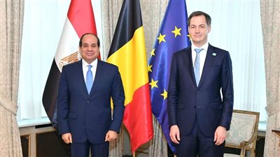 الرئيس السيسي يعقد مباحثات قمة موسعة مع رئيس وزراء بلجيكا
