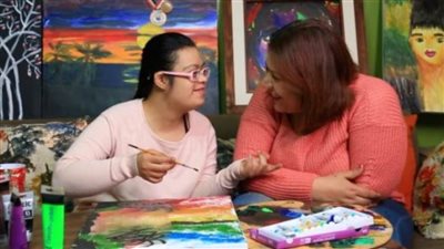 شاهد.. قصة نجاح مريم وجيه أشهر فنانة تشكيلية من 