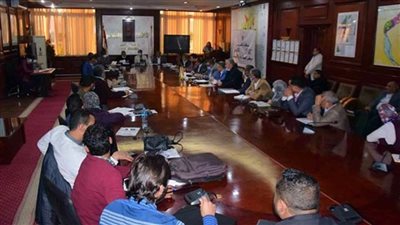 وفد مجلس الوزراء يستعرض الموقف التنفيذي لمبادرة 